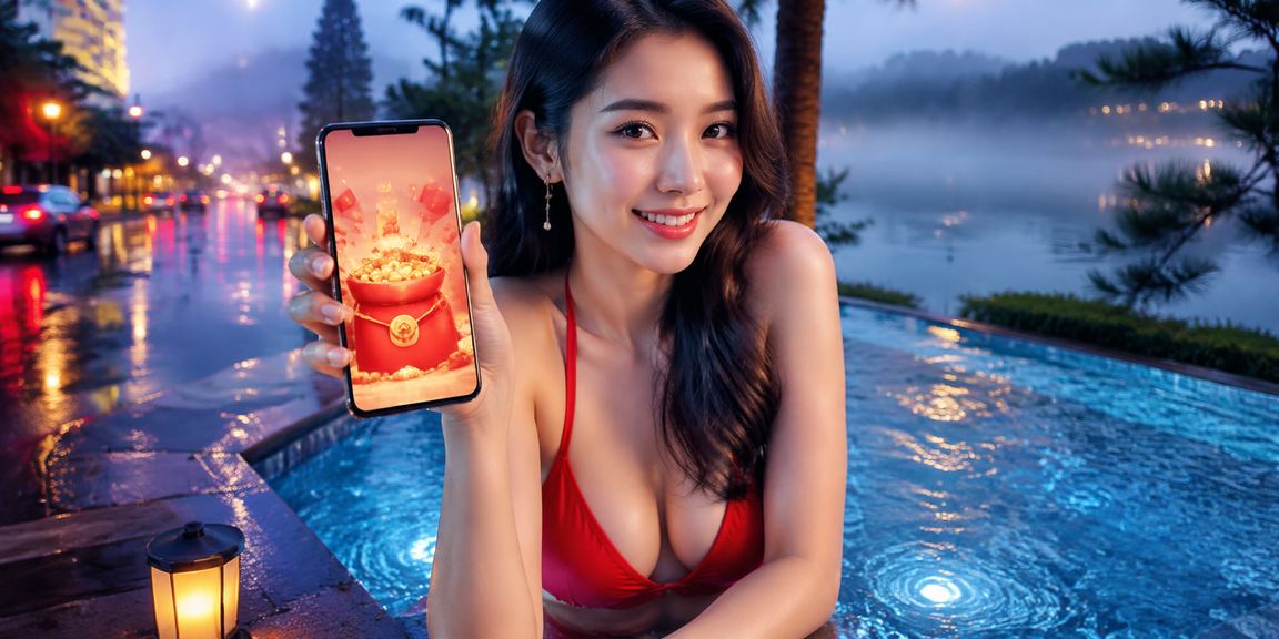 Người mẫu Đà Lạt cầm phong bì đỏ may mắn nhận thưởng cuối tháng VIP