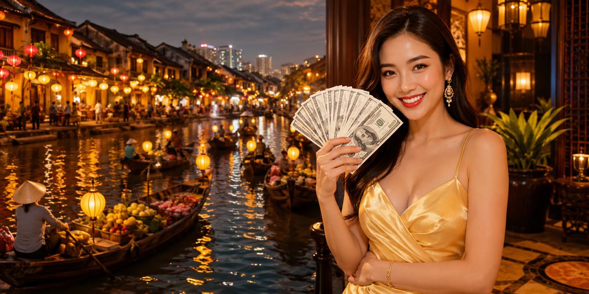 Đèn lồng Hà Nội về đêm – người dùng nhận thưởng cashback qua ứng dụng di động