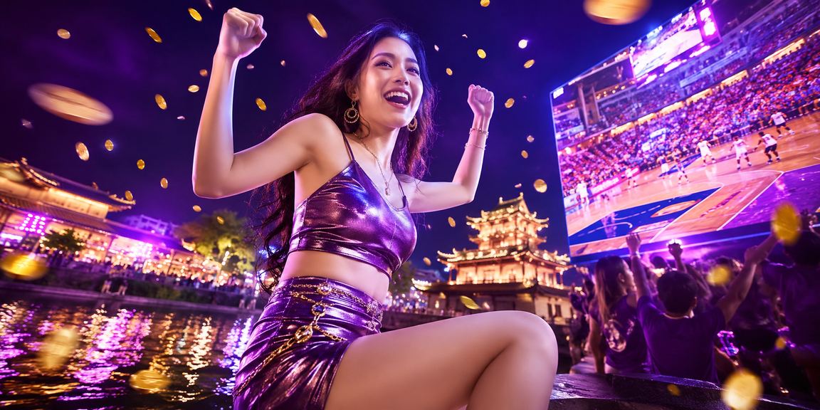 Người dùng Huế xem kèo bóng rổ qua màn hình neon sôi động