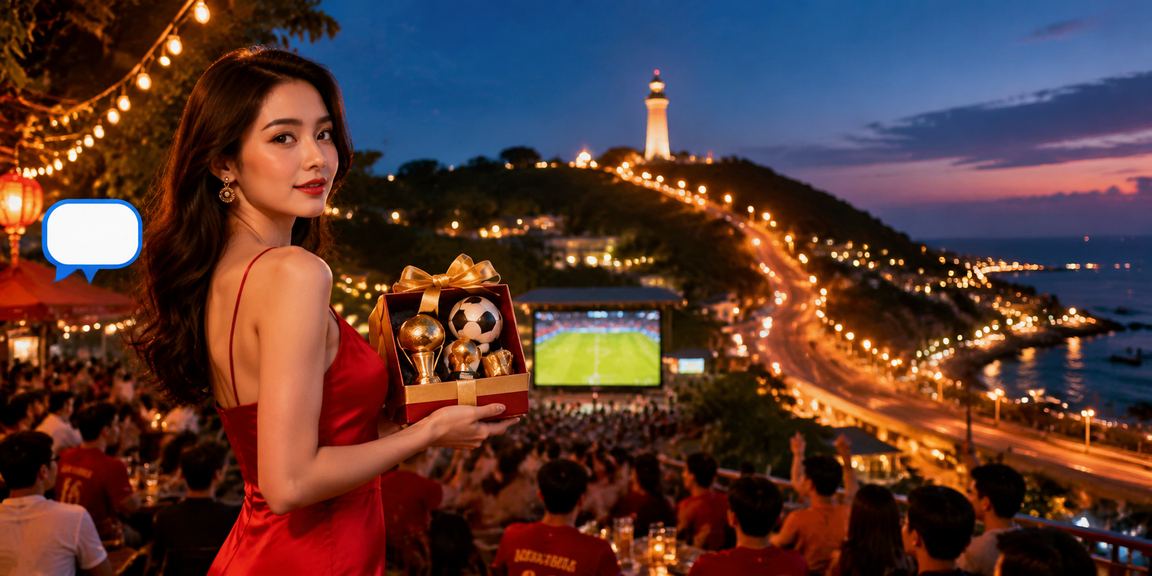 Người dùng thư giãn tại chợ đêm Vũng Tàu xem kết quả cá cược bóng đá